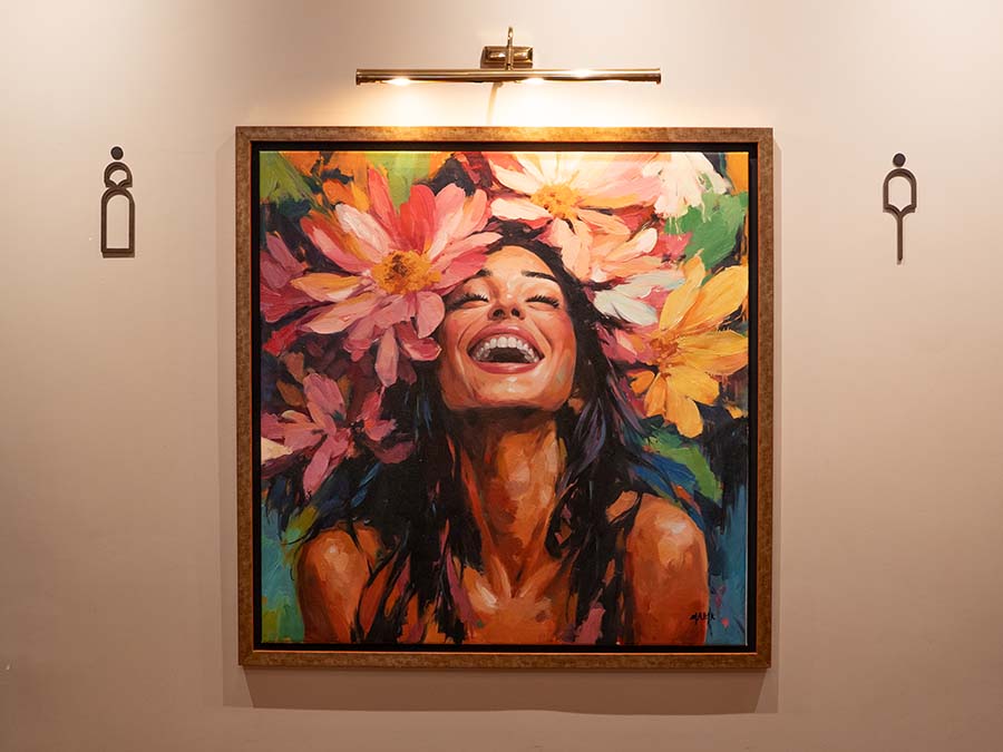 The artwork at La Maison Ani, London