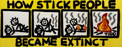 HOW STICK PEOPLE BECAME EXTINCT