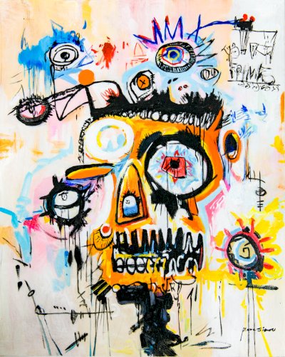 Vision in Static 50 x 40 cm