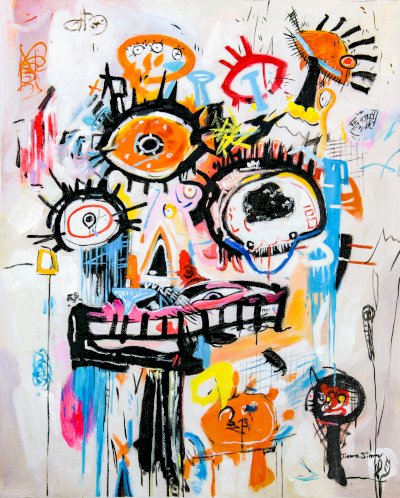 Tout je pote pwòp bote pa yo 50 x 40 cm