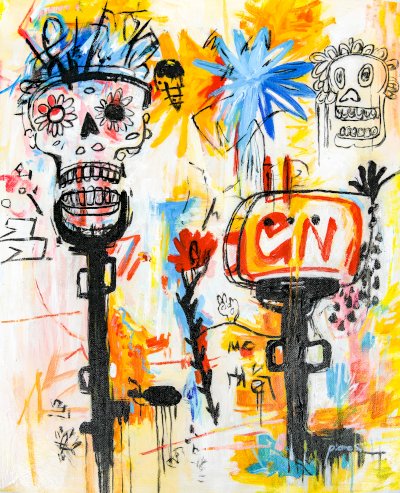 Urban Bones 50 x 40 cm