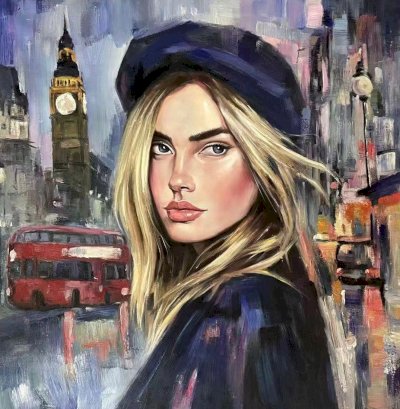 My London Girl 100 x 100