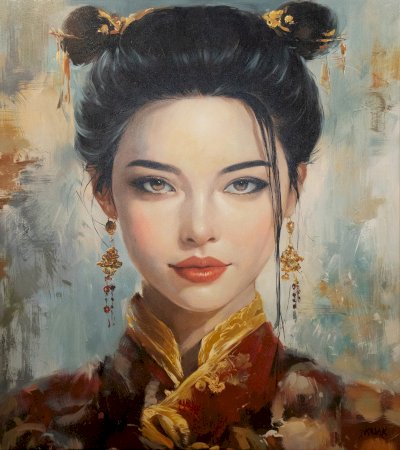 The Empress 100x90cm