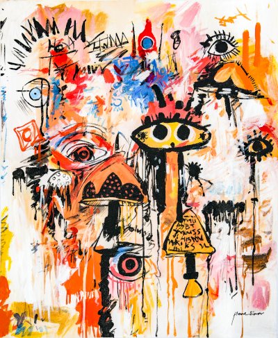 Mushroom Witness 50 x 40 cm