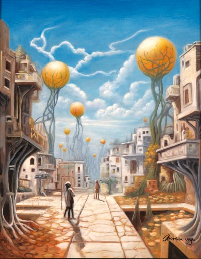 to the temple