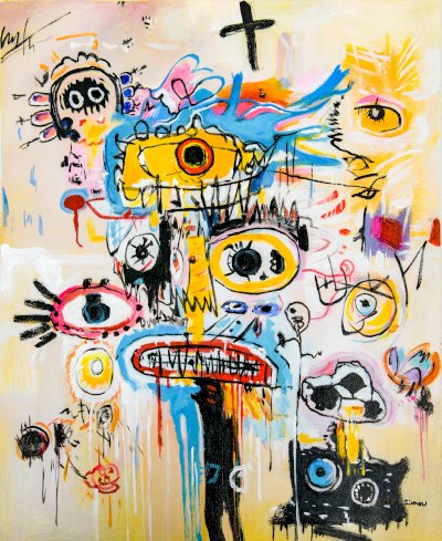 Thousand Eyes 50 x 40 cm