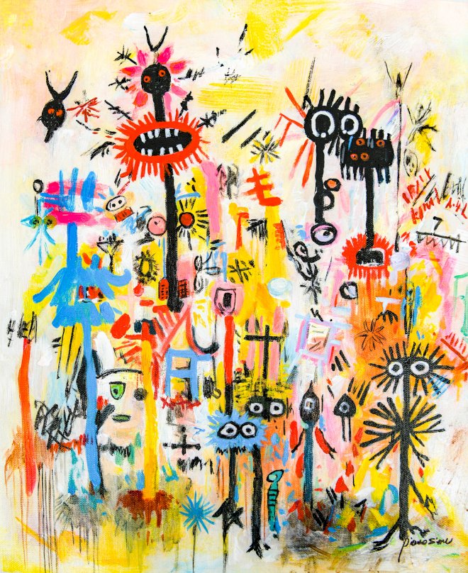Jungle Circuitry 50 x 40 cm