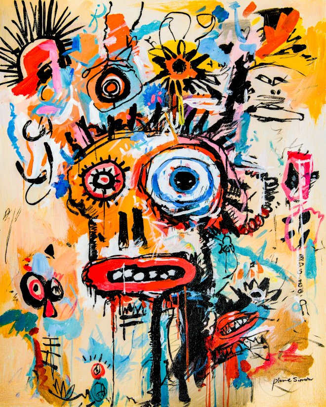 Broken Iris 50 x 40 cm