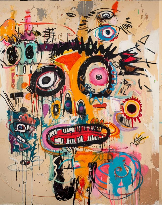 Eye Bloom Forest 50x40