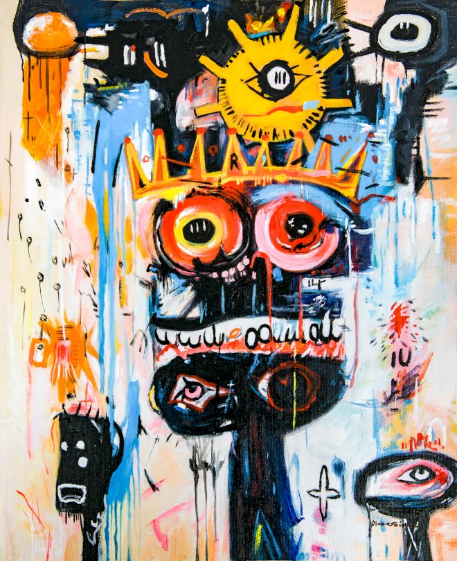 Ash Crown 50 x 40 cm