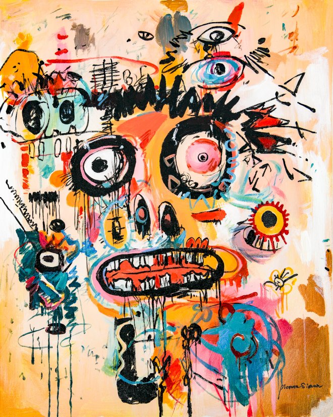 Eye Bloom Forest 50 x 40 cm