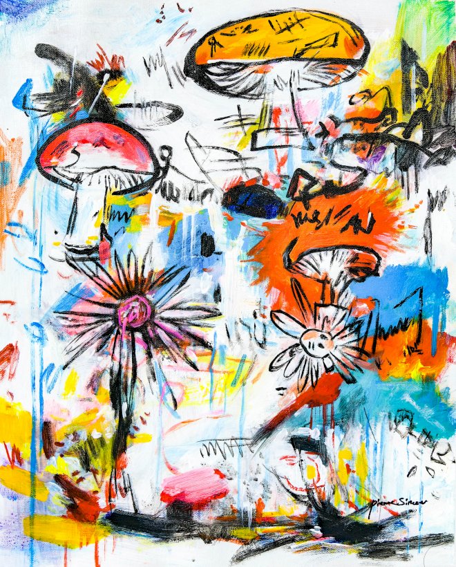 Blooming Mind 50 x 40 cm