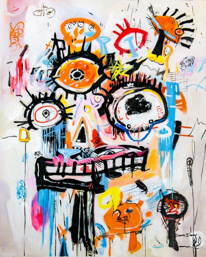 Tout je pote pwòp bote pa yo 50 x 40 cm