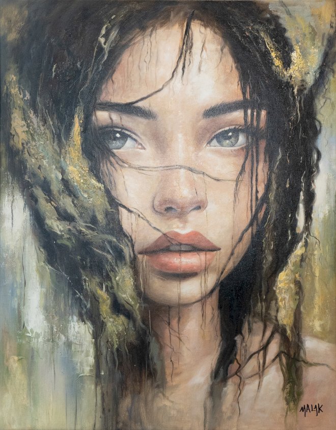 Le Jardin 90x70cm