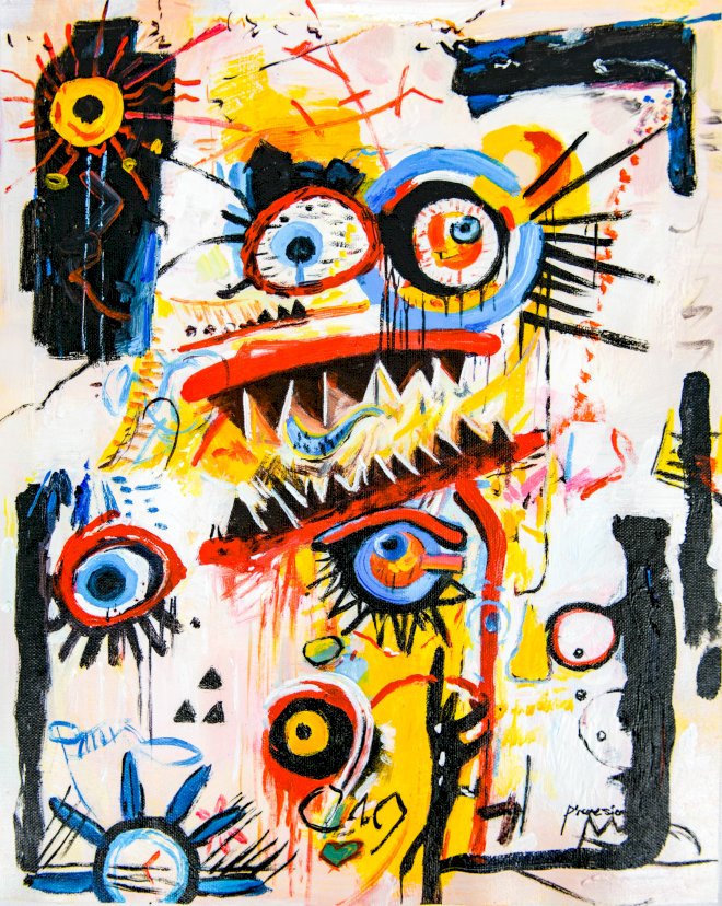 Bite Me Electric 50 x 40 cm