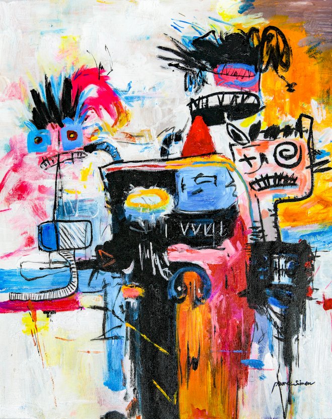Crowd Chaos 50 x 40 cm