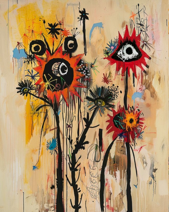Blind Bloom 50x40