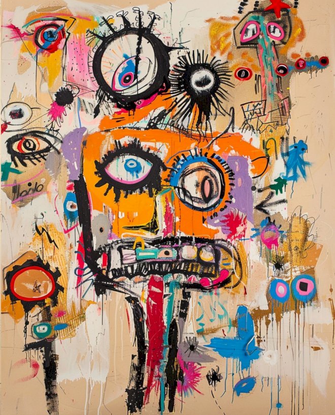 Cracked Gaze 50x40