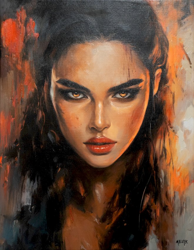 Eye Contact 90 x 70 cm