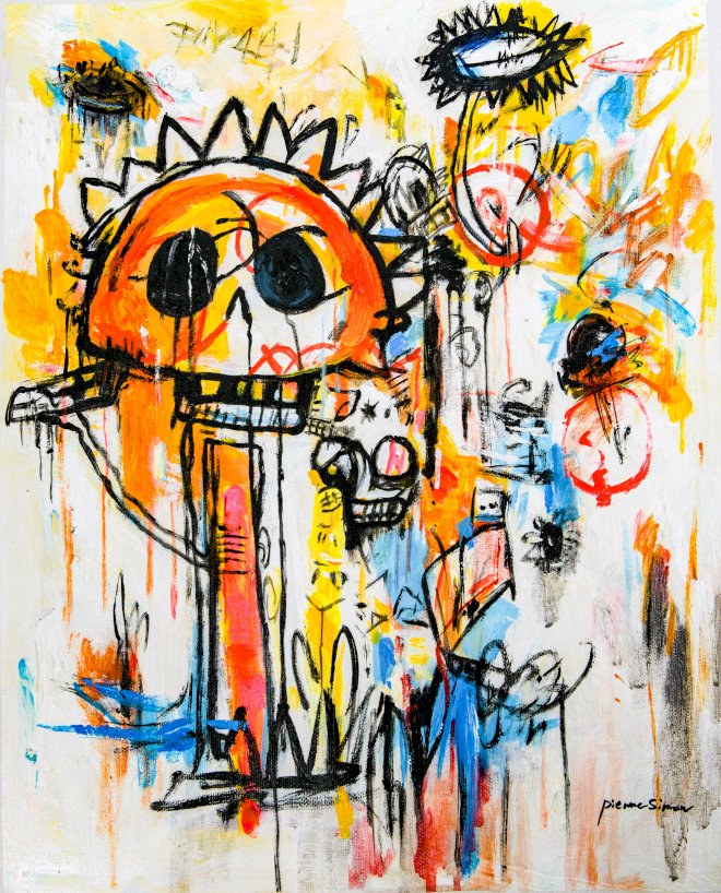 Electric Shadows 50 x 40 cm