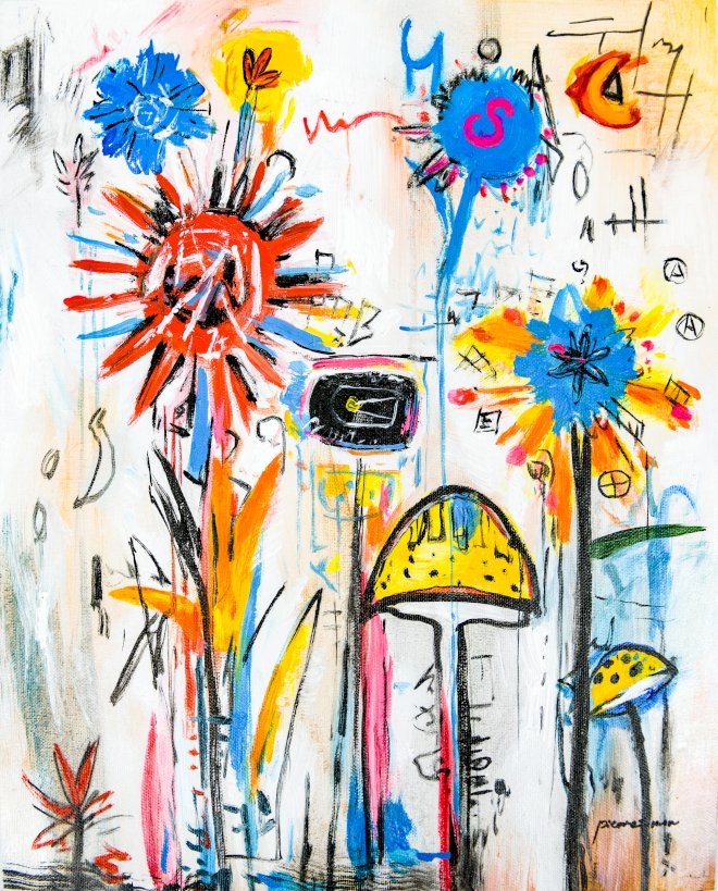 Boneflower 50 x 40 cm