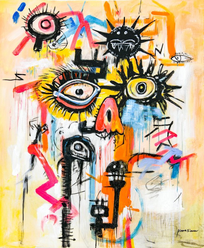 Fractured Saint 50 x 40 xm