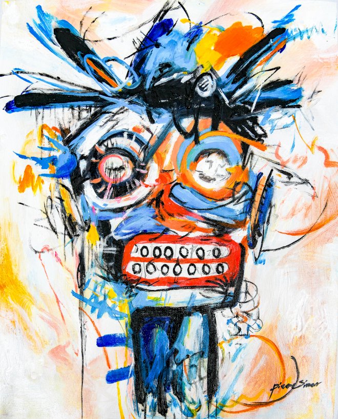Grin Machine 50 x 40 cm