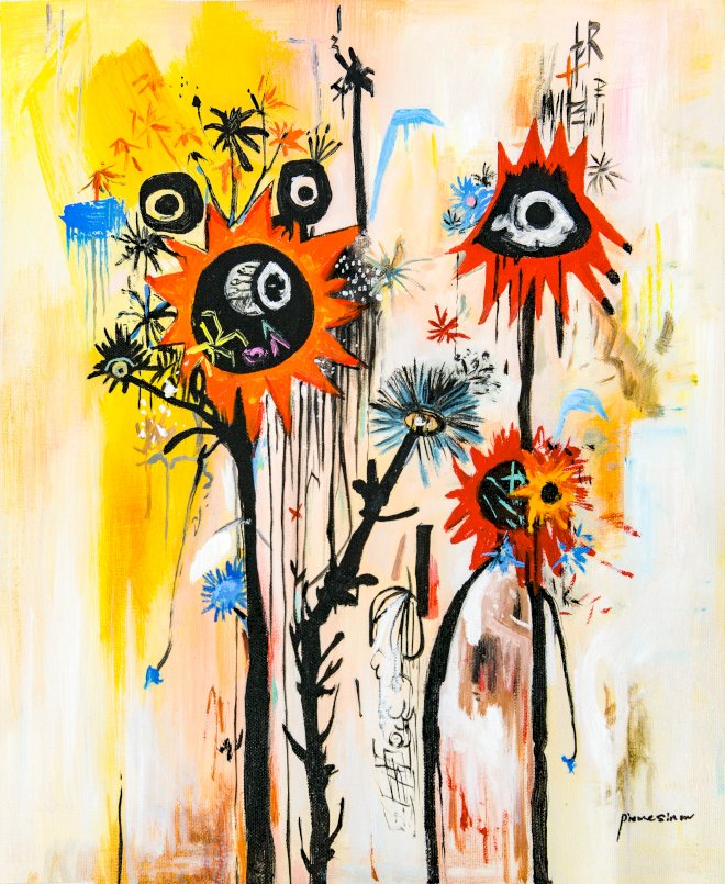 Blind Bloom 50 x 40 cm