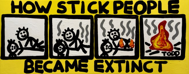 HOW STICK PEOPLE BECAME EXTINCT